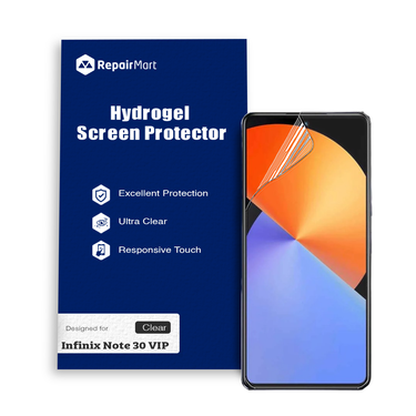 Infinix Note 30 VIP Compatible Premium Hydrogel Screen Protector With Full Coverage Ultra HD